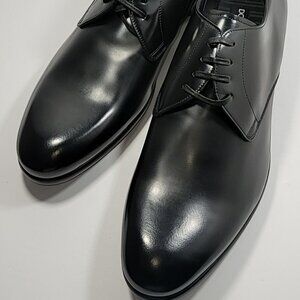 DOLCE & GABBANA Shoes Black Leather Lace Up Mens Formal Derby